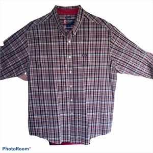 Chaps Long Sleeve Plaid XXL